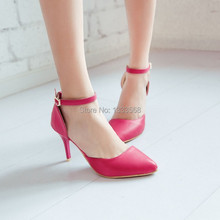Hot 2014 New Arrived European beautiful colors gemstone two pieces OL stiletto meddle heels women pumps