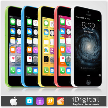 Оригинальный iPhone 5С 32ГБ двухъядерный телефон с iOS 4.0 8 дюймов IPS экран 1 ГБ оперативной памяти, 8-мегапиксельная с разрешением 1080p с WiFi GPS разблокирован смартфон подержанный