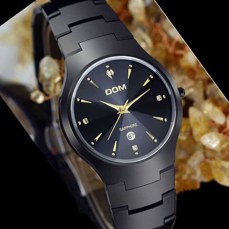 Watches men luxury brand Top Watch DOM quartz men wristwatches dive 200m sapphire Fashion Casual Sport