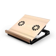 Laptop Cooler Stand Adjustment Increase Low Suporte Para notebook Golden Silver Color Computer Notebook Stand Cooler