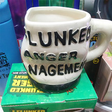 2015 Funny 12oz I Flunked Anger Management Mug Distorted Ceramic Mug Coffee Cup Novelty Gift