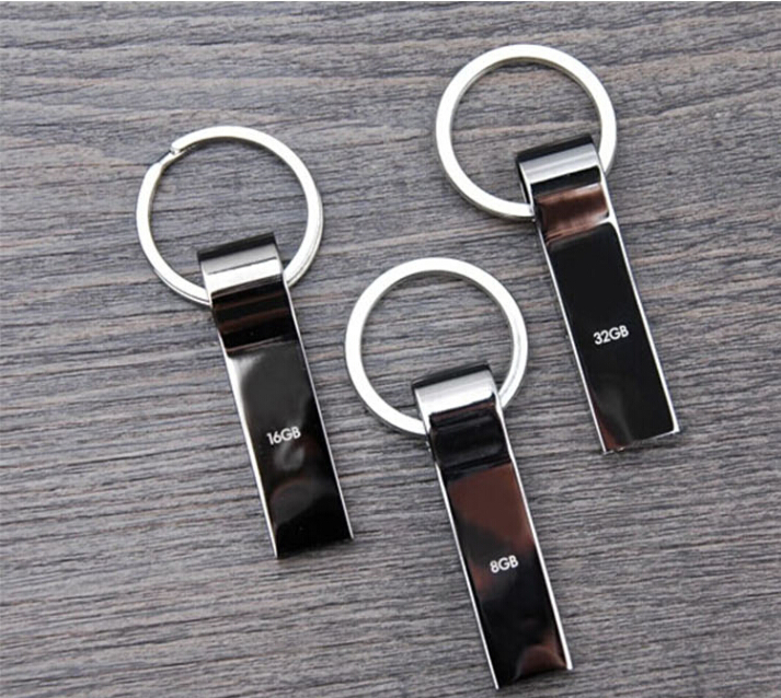 New Fashion Metal USB Flash Drives USB 2 0 Pen Drive 64GB 32GB 16GB 8GB 4GB