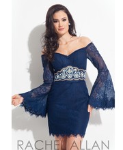 Elegant Lace Color Navy Blue font b Cocktail b font font b Dresses b font with