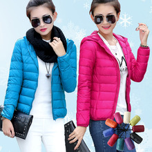 2016 winter designer women jacket 90 white duck down white ultra thin duck down jacket women