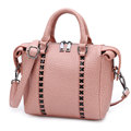 Retro Pillow shaped Handbag Famous Brand Designer Boston Bag Chic Cross Pattern Women Embossed Bag Ladies