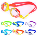 Colorful Adjustable Children Waterproof Silicone Anti Fog UV Shield Swimming Glasses Goggles Eyewear Eyeglasses with Box