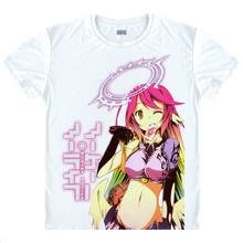 No Game No Life T-shirts kawaii Japanese Anime t-shirt Manga Shirt Cute Cartoon Sora Shiro Cosplay shirts 40997062138 tee 423