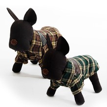 Wholesale!Dog Clothes Pet Clothing SmallDog Winter Clothes T-shirt Pet Clothes Cat Puppy Jacket Plaid Shirt Products For Animals