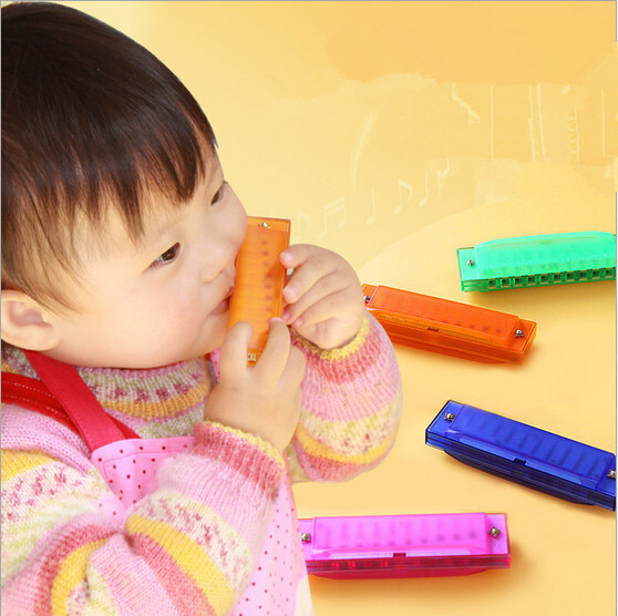 ZCZ Safe and nontoxic plastic harmonica NEW musical toy instrument toys for children baby educational w038