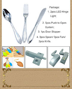silver Spoon Fork Knife Cabinet Handle And Knob 03-4