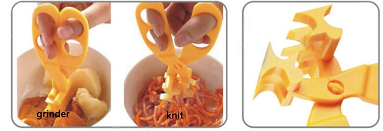Fruit Vegetable Baby Food Processor Product Vegetable Noodle Cutter Baby Food Scissors Infant Feeder Helper Cooking Machine Tool (6)