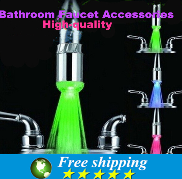 High-quality novelty household items,color change LED Faucet, creative kitchen,taps,bathroom products,X2,Free shipping.