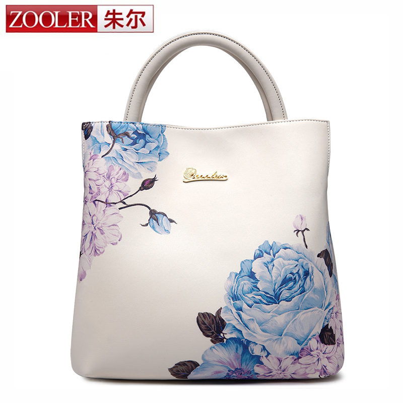 2016 New Charm fashion female printing bags handbags women famous brands cowhide women s genuine leather