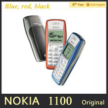 Free Shipping 1100 Original Unlocked NOKIA 1100 Mobile phone GSM Dualband Classic Cheap Cell phone refurbished