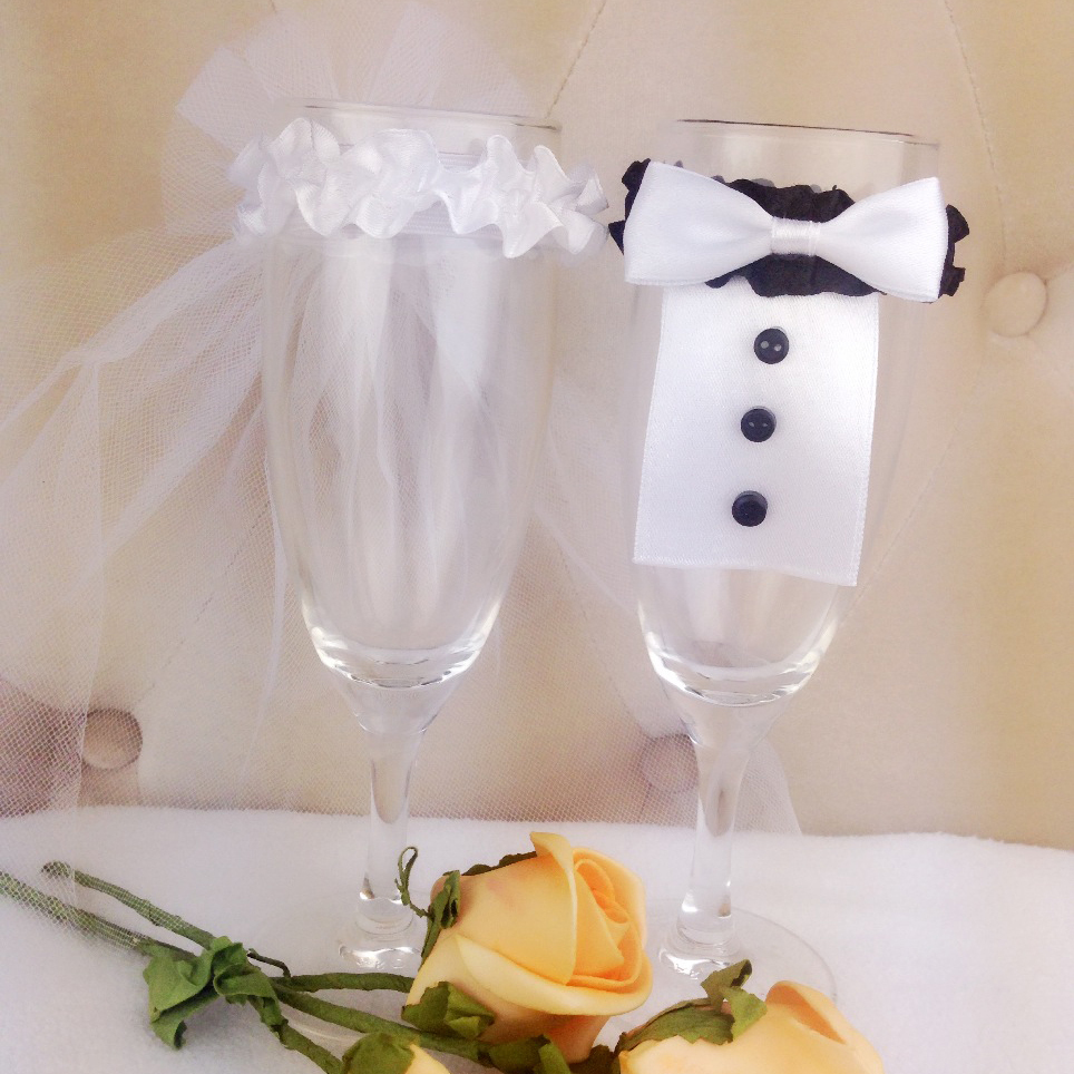 Nozze personalizzata Champagne Flutes Nozze personalizzata Champagne Flutes