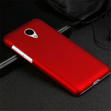 Ultrathin Frosted Case for Meizu M2 Mini Hard Plastic Cover Scratchproof Fingerprint Proof Shell Black Red