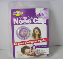 Silica gel snoring device nose clip fast-working Retail Magnets Silicone Snore Nose Clip Silicone Anti Snoring Aid Snore Stopper