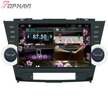 Professional Quad Core 10.1” Android 4.4 Car GPS For Toyota Highlander With Stereo Radio BT Wifi GPS Map Capacitive Screen