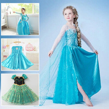 Holčičí kostým Ledové království – Anna a Elsa z Aliexpress