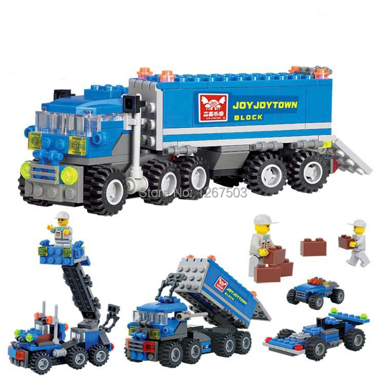 New Original Kazi 163pcs lot City Dumper Truck Building Blocks Sets Deform Truck Toys Compatible with