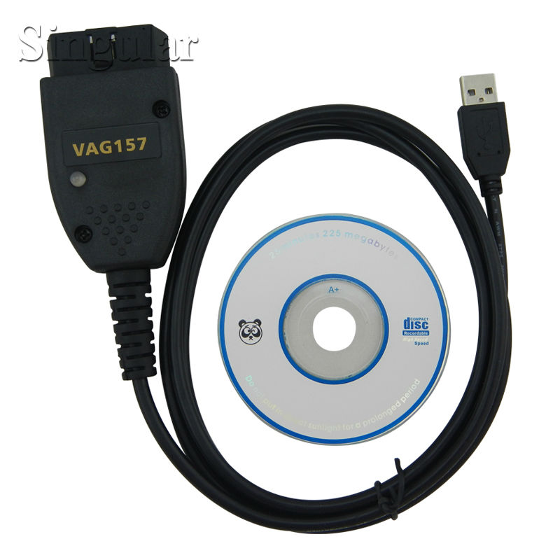 Wholesale VAG 15.7 VAG COM 15.7.0 VCDS HEX CAN USB Interface VAG 15.7 with Atmega 162 for VW AUDI SKODA SEAT 10pcs/lot (English)