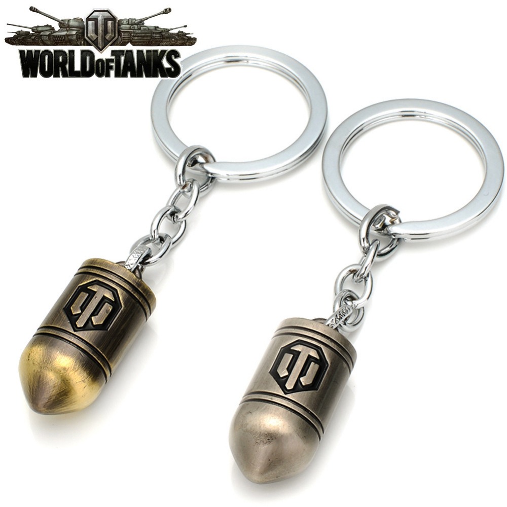 10pcs WOT Keychain World of Tanks Key Chain Porte Clef Metal Keyring Chaveiro Carro Llaveros Hombre Men Key Ring