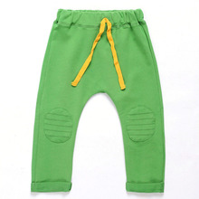 Kid pants new arrival Hot sale 2015 autumn Full Length boys trousers solid harem pants kids