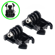 New 2x Black Buckle Basic Strap Mount Clips For GoPro HD Hero 4 3 2 1 SJCAM SJ4000 SJ5000 SJ7000 Camera Accessories