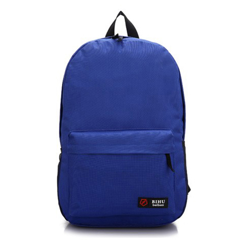 New Solid Canvas Backpack School Student High Capacity Girls & Boys Students Computer Ultralight Outdoor Motion Travel Bags