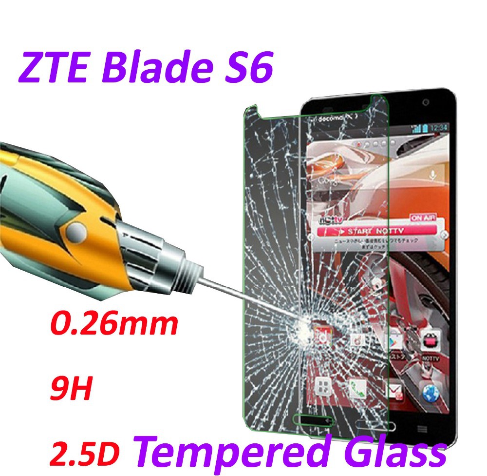 0 26mm 9H Tempered Glass screen protector phone cases 2 5D protective film For ZTE Blade