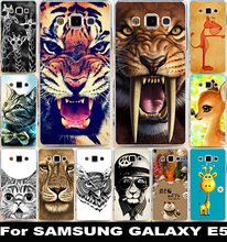 For Galaxy E5 New PC Painted Cover Print Hard Case For Samsung Galaxy E5 E500 Phone Case smartphone