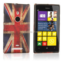 Fashion Circle Flowers Butterfly Flag Meteor S Line TPU Silicon Phone Case for NOKIA Lumia 925