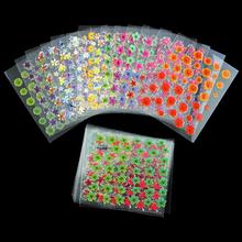 3D Nail Art Stickers Beauty Summer Style Colorful Flower Butterfly 24 Design Nail Manicure Decals Foil