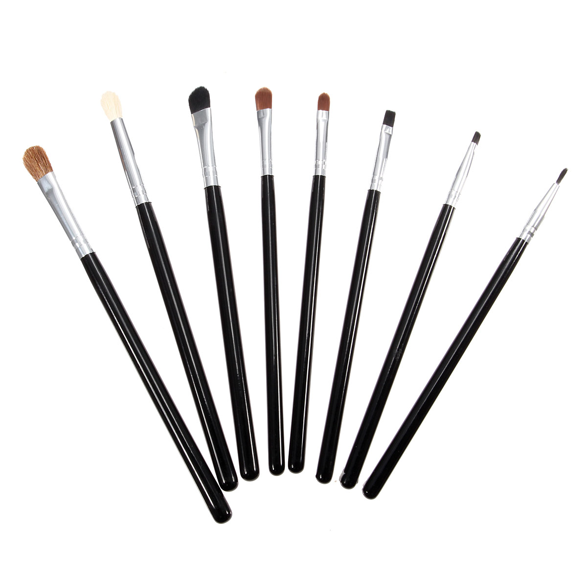 Pro 8Pcs Set Eye Brushes Eyeshadow Eye Liner Makeup Blending Pens Cosmetics Brush Beauty Tools