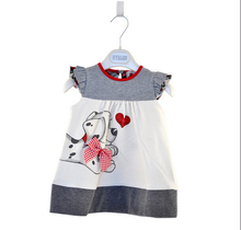 Baby Girls Toddlers A-Line Dress Girls Kids One-pieces Dress Skirt Clothe baby girls dress dog print cute clothing for girls
