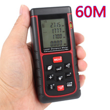Distancia del telémetro telémetros medición por infrarrojos instrumentos balanza electrónica area volumen 60 metros herramientas probador