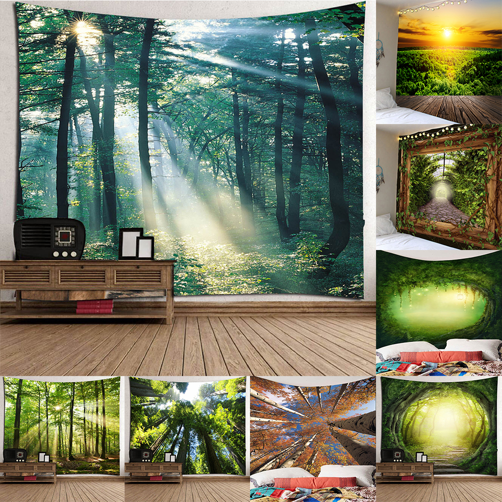 Fashion 3D Wall Hanging Tapestry Picnic Mat Vine Twine Outdoor/Indoor DecorF