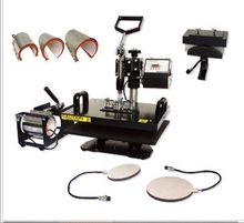 8 In 1 Combo Heat Transfer Machine,Sublimation/Heat Press Machine For Plate/Mug/Cap/TShirt /Phone case