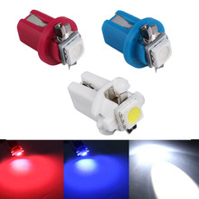 2pc/lot B8.5d b8.5 509T 5050 Led 1 SMD T5 Lamp Car Gauge Speedo Dash Bulb Dashboard instrument Light 12v blue red blue white red