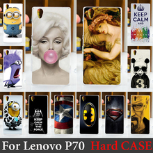 For Lenovo P70 Case Hard Plastic Mobile Phone Cover Case DIY Color Paitn Cellphone Bag Shell Shipping Free