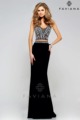 New Arrival Long Black Mermaid Prom Dress Two Piece Sweetheart Beaded Crystals Floor Length Bandage Back