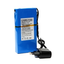 Super Rechargeable Protable Lithium ion Battery EU Plug for DC 12V 12000mAh