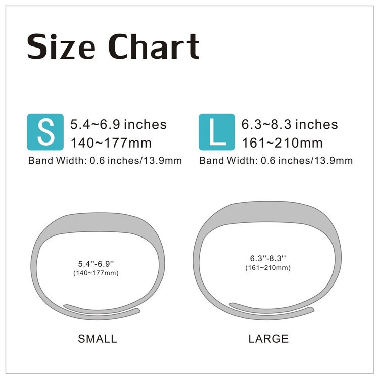 Fitbit Alta Band Size Chart