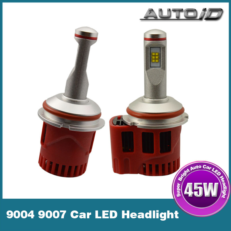 1 Set 45W 4500LM Auto Car 9004 9007 LED Headlight Conversion Kit 12V 24V Head Lamp Bulb
