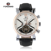 Marca de lujo FORSINING nuevo reloj mecánico automático del volante relojes para hombres relojes de reloj relojs envío gratis