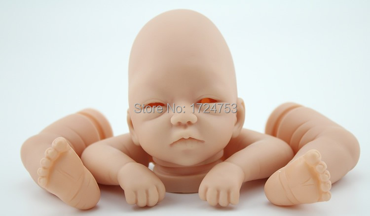 Free shipping 12 inches Reborn baby doll kits reborn toddler kits silicone ...