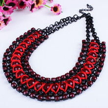 7 Colors Chokers Necklaces Statement Necklaces Punk Personality Rhinestone Choker Fine Jewelry XL141