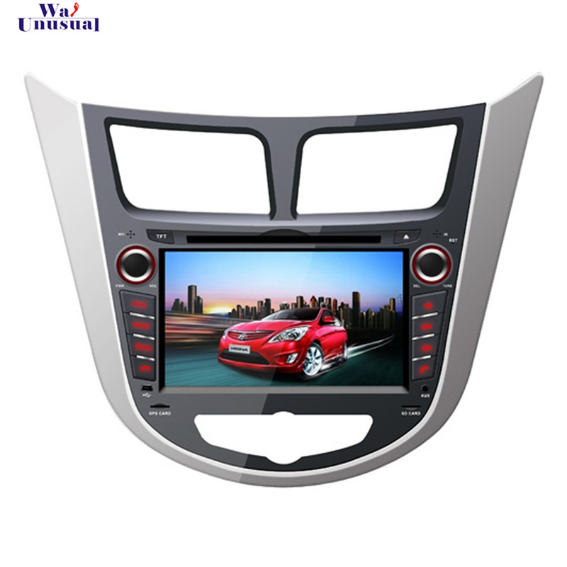 Free Shipping 2015 Top Car Styling Wince Car DVD Radio Video For Hyundai Verna / Accent / Solaris With GPS Navi BT Free Map