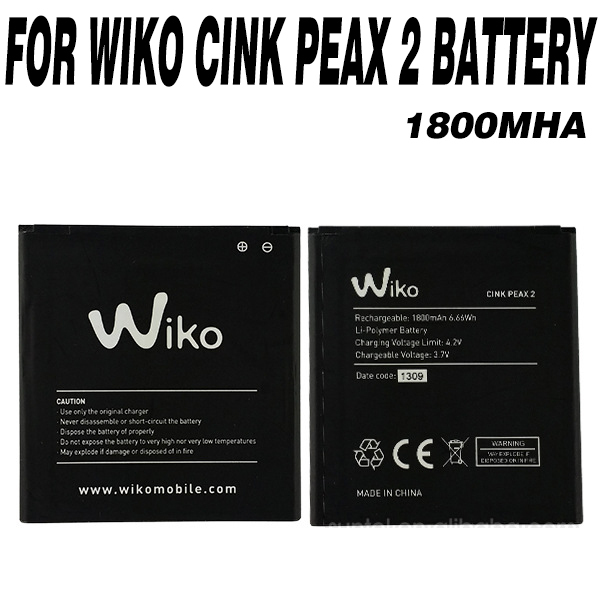  wiko cink peax 2 1800mha   d ' origine