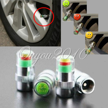 Best Promotion New Car 36 PSI Tire Pressure Monitor System Caps Sensor Indicator 3 Colors Eye Alert Tyres Accessories Cars